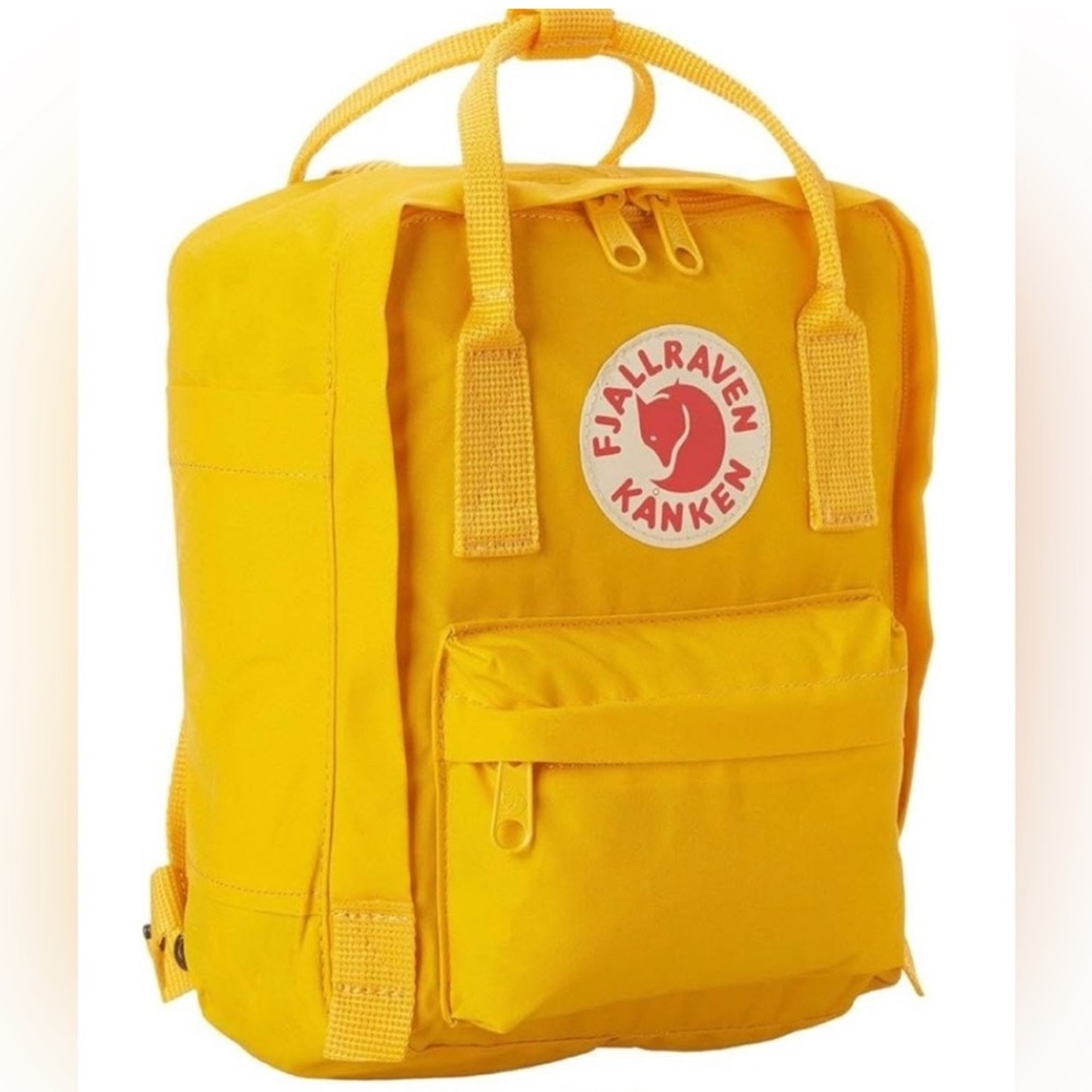 Fjällräven Kånken Yellow Mini Backpack